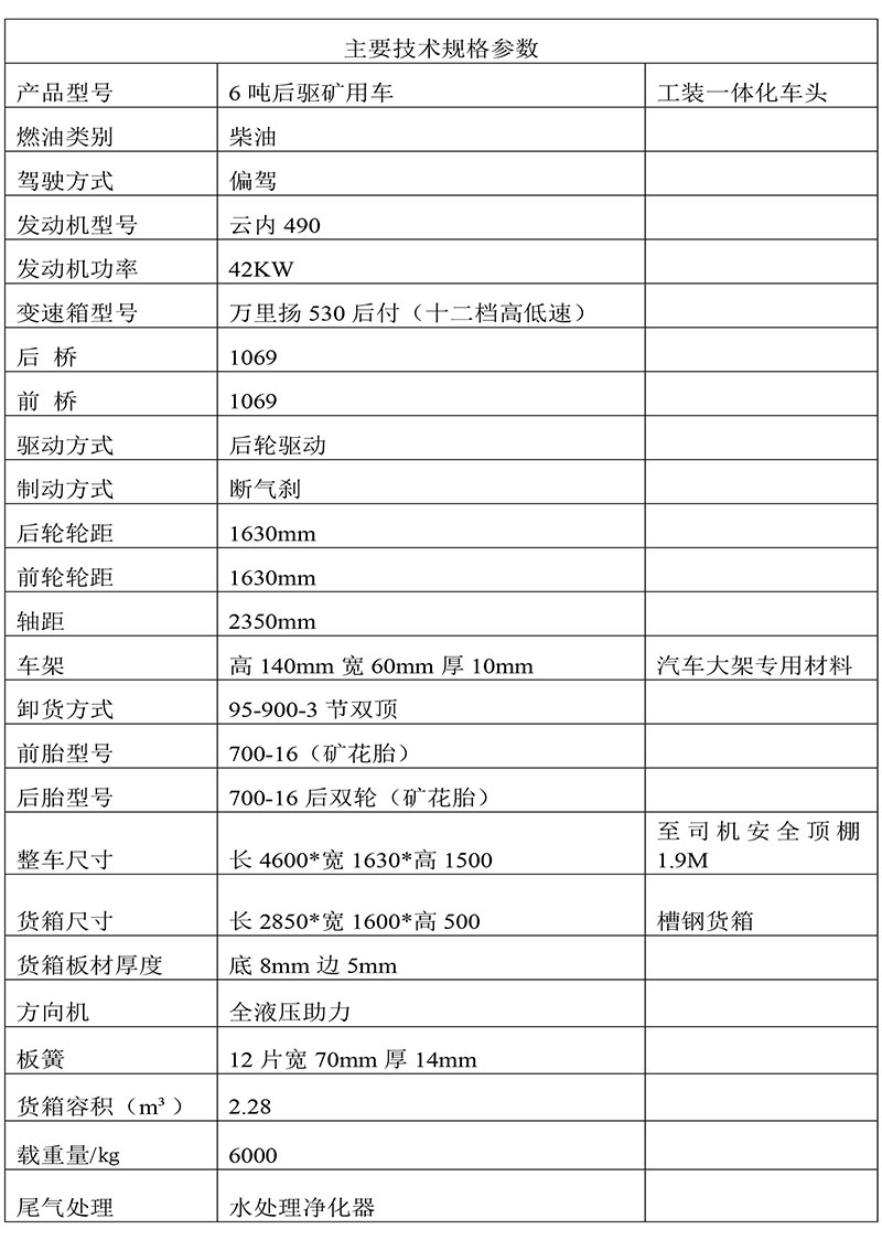 礦用四不像礦自卸車