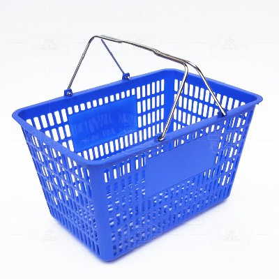 塑料購物籃（藍色）