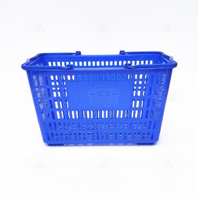 購物籃（塑料提手藍色）