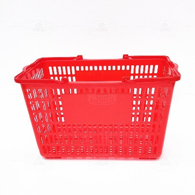 購物籃（塑料提手紅色）